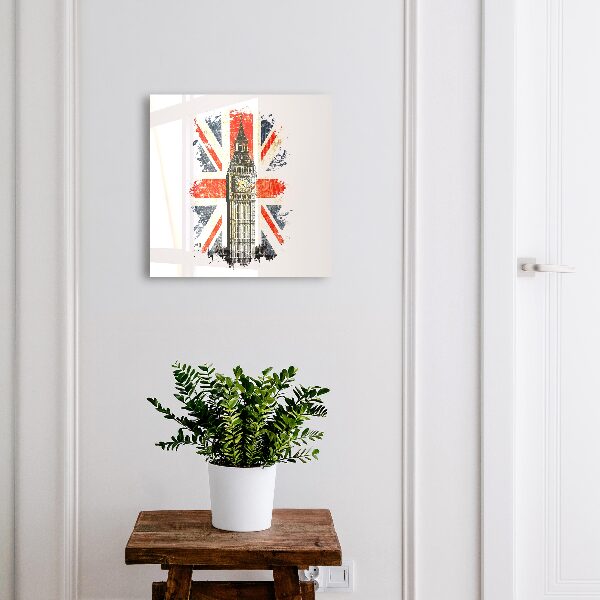 Nástěnná skříňka na klíče Britský symbol