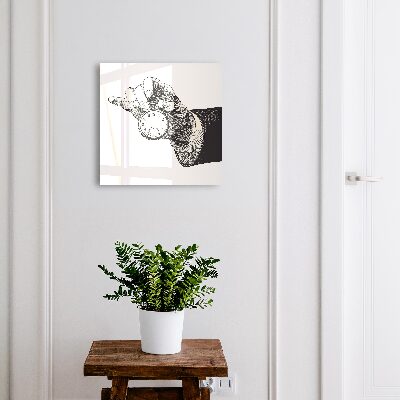 Ozdobná skříňka na klíče Kapesní hodinky