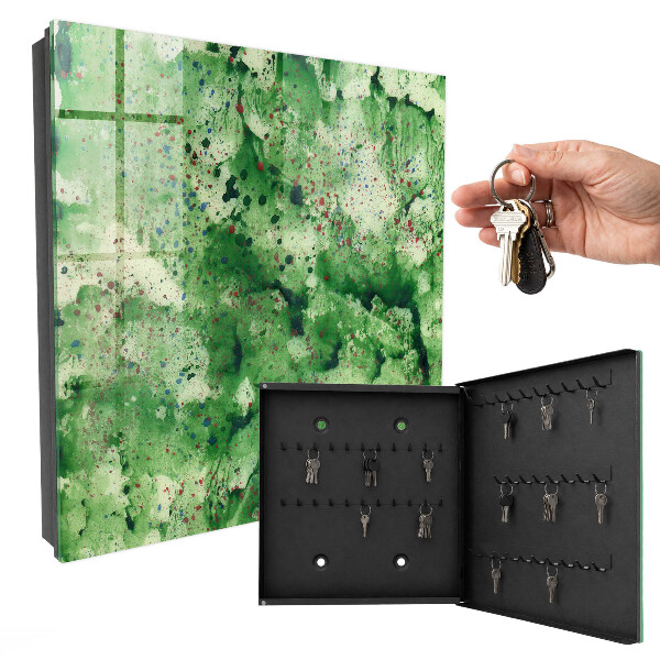 Ozdobná skříňka na klíče Zelený chaos