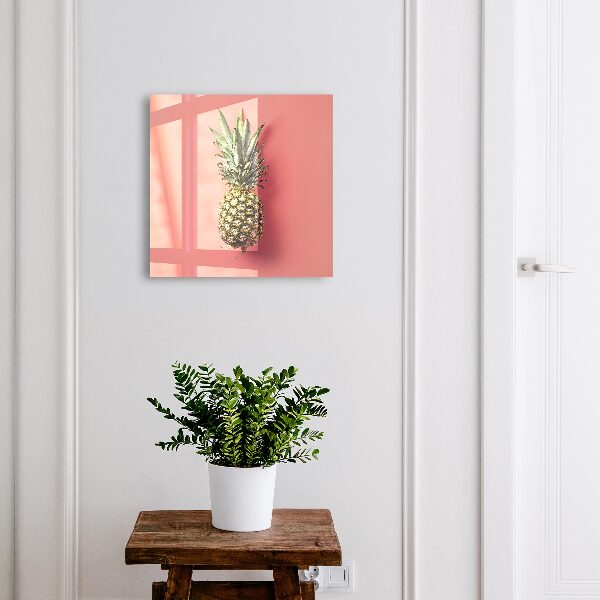 Nástěnná skříňka na klíče Exotický ananas