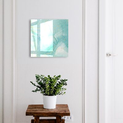 Ozdobná skříňka na klíče Tyrkysová elegance