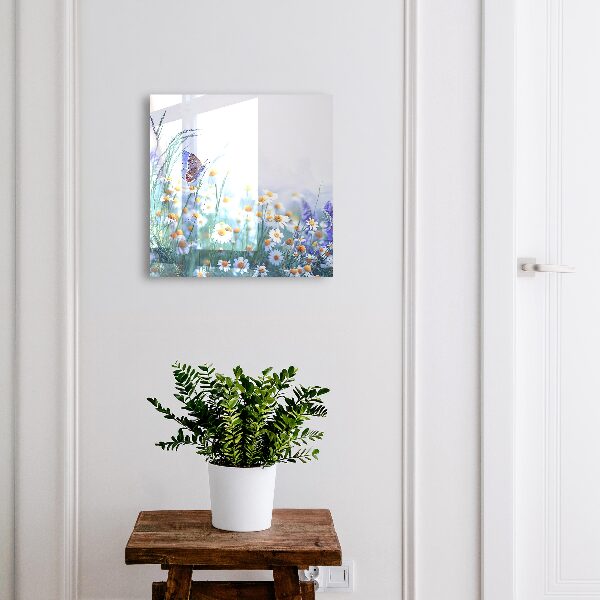 Ozdobná skříňka na klíče Letní louka