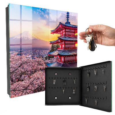 Nástěnná skříňka na klíče Japonská harmonie