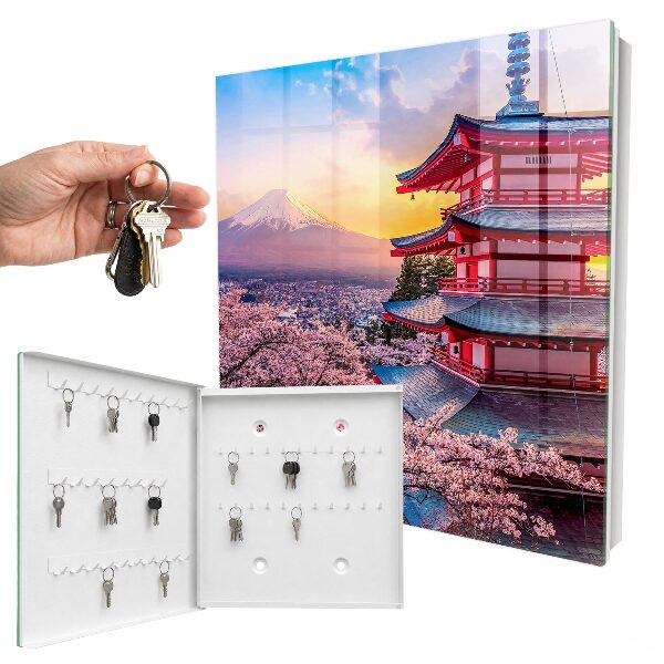 Nástěnná skříňka na klíče Japonská harmonie