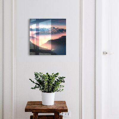 Ozdobná skříňka na klíče Horské panorama