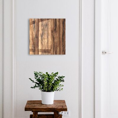Nástěnná skříňka na klíče Dřevěná textura