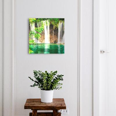 Ozdobná skříňka na klíče Zelený vodopád