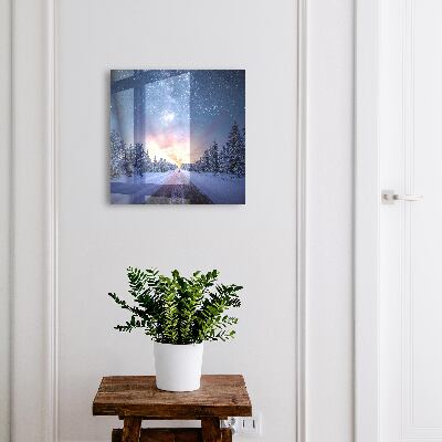 Nástěnná skříňka na klíče Hvězdy nad silnicí