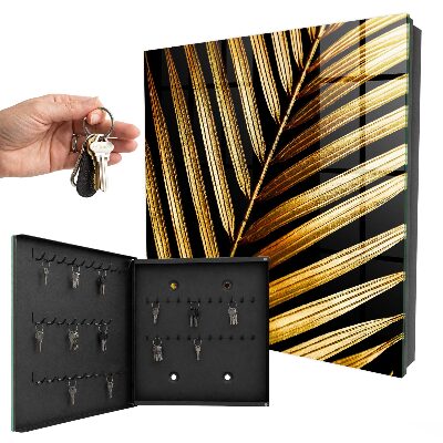 Nástěnná skříňka na klíče Elegantní list