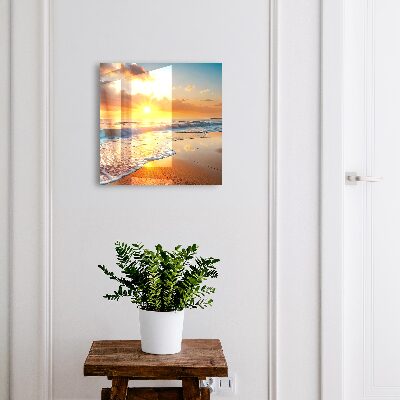 Ozdobná skříňka na klíče západ slunce nad oceánem