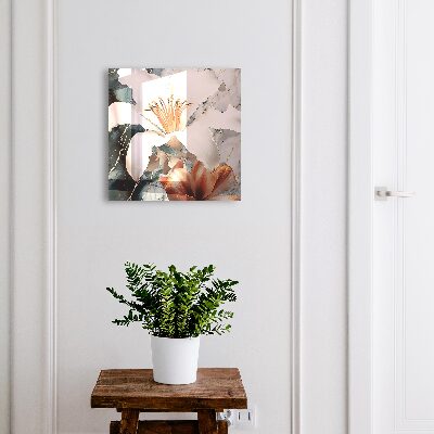 Nástěnná skříňka na klíče Květinová elegance