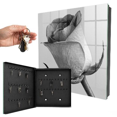 Ozdobná skříňka na klíče Růžová elegance