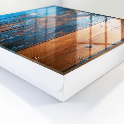 Ozdobná skříňka na klíče Dřevěná textura