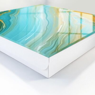 Nástěnná skříňka na klíče Barevné vlny