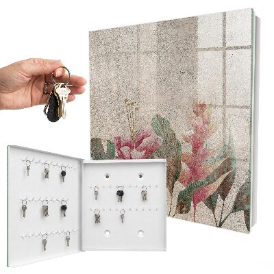 Nástěnná skříňka na klíče Botanická elegance