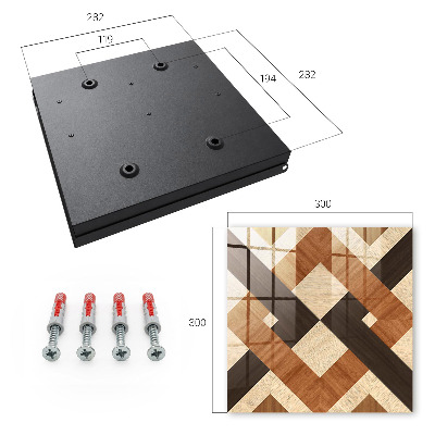 Ozdobná skříňka na klíče Moderní geometrie