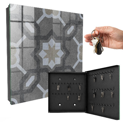 Ozdobná skříňka na klíče Geometrická elegance