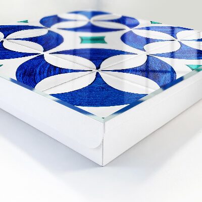 Ozdobná skříňka na klíče Geometrický motiv
