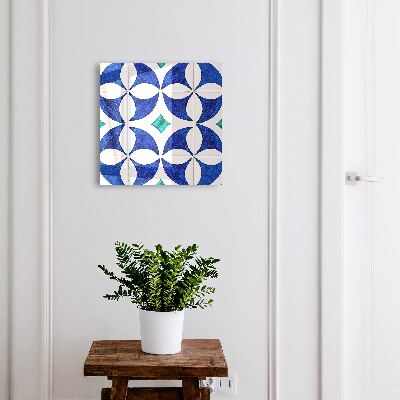 Ozdobná skříňka na klíče Geometrický motiv