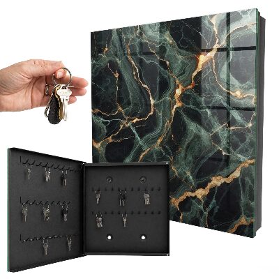 Ozdobná skříňka na klíče Mramorová elegance