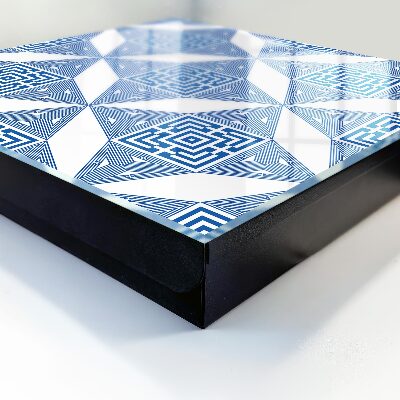 Nástěnná skříňka na klíče Geometrický vzor