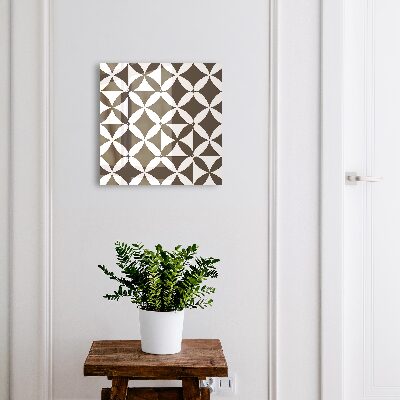 Ozdobná skříňka na klíče Geometrická kompozice