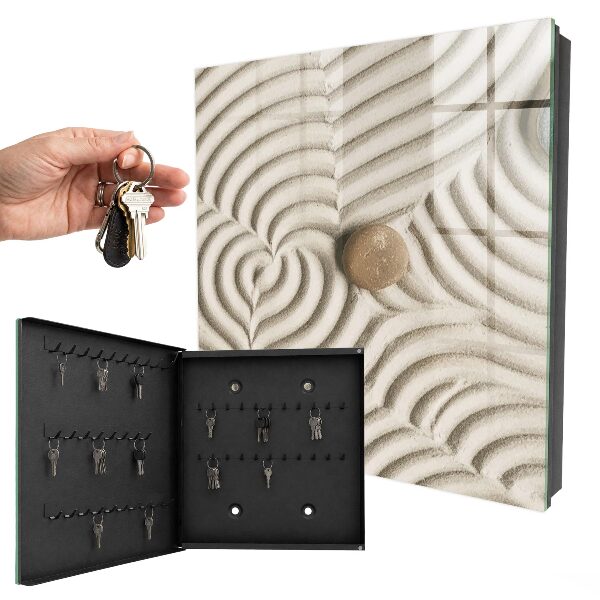 Ozdobná skříňka na klíče Zenová kompozice