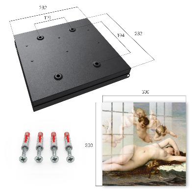 Ozdobná skříňka na klíče Zrození Venuše od Alexandre Cabanela
