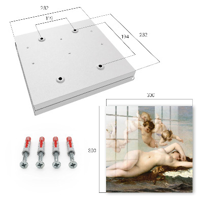 Ozdobná skříňka na klíče Zrození Venuše od Alexandre Cabanela
