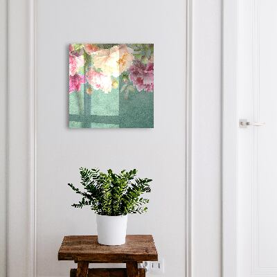 Nástěnná skříňka na klíče Květinová elegance
