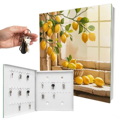 Nástěnná skříňka na klíče Citronová svěžest