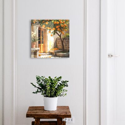 Nástěnná skříňka na klíče Pomerančová zahrada