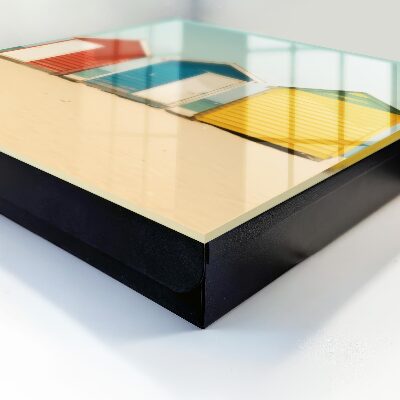 Nástěnná skříňka na klíče Barevné domy