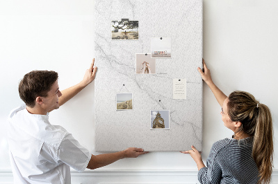 Nástěnka korková Mramorový vzor v jemných odstínech