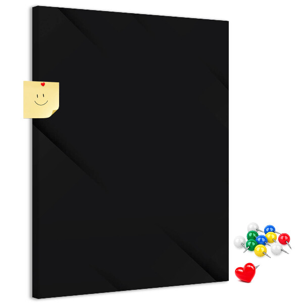 Nástěnka korková Černá tabule s minimalistickým designem