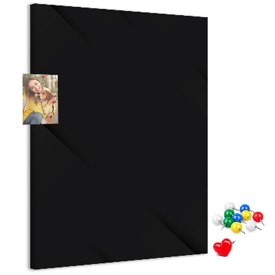 Nástěnka korková Černá tabule s minimalistickým designem