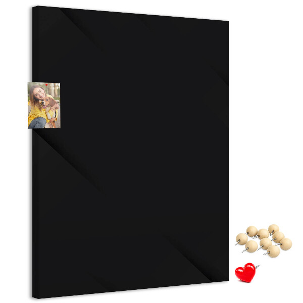 Nástěnka korková Černá tabule s minimalistickým designem