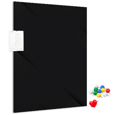 Nástěnka korková Černá tabule s minimalistickým designem