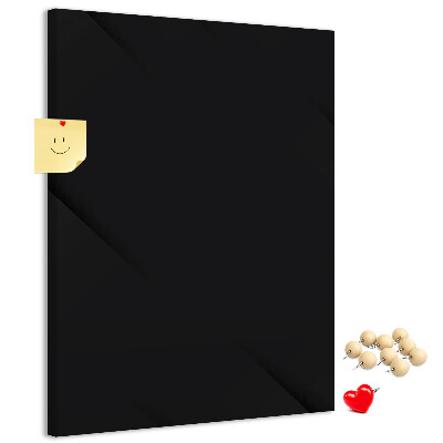 Nástěnka korková Černá tabule s minimalistickým designem
