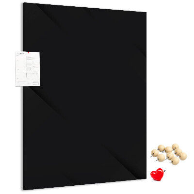 Nástěnka korková Černá tabule s minimalistickým designem