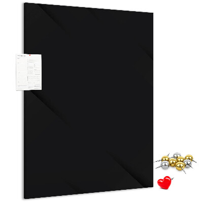 Nástěnka korková Černá tabule s minimalistickým designem