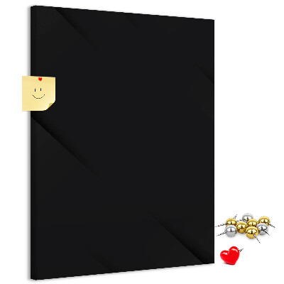 Nástěnka korková Černá tabule s minimalistickým designem