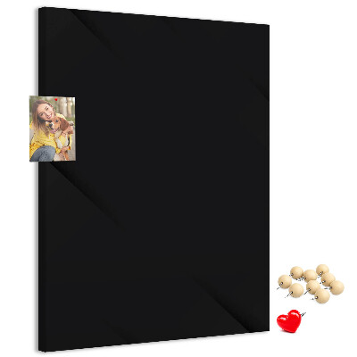 Nástěnka korková Černá tabule s minimalistickým designem