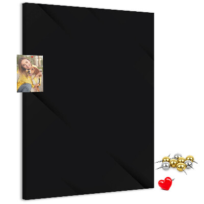 Nástěnka korková Černá tabule s minimalistickým designem