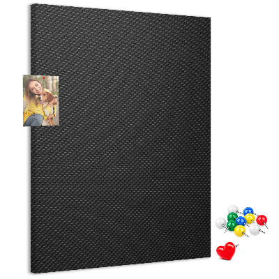 Nástěnka na zeď Černá textura s jemným uhlově černým vzorem