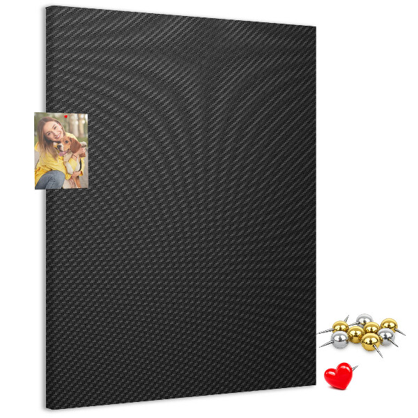 Nástěnka na zeď Černá textura s jemným uhlově černým vzorem
