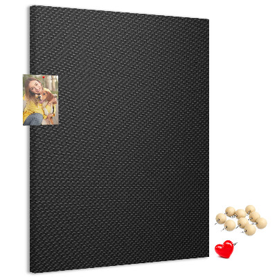 Nástěnka na zeď Černá textura s jemným uhlově černým vzorem
