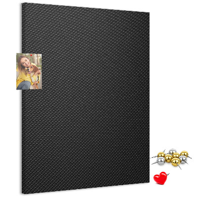 Nástěnka na zeď Černá textura s jemným uhlově černým vzorem