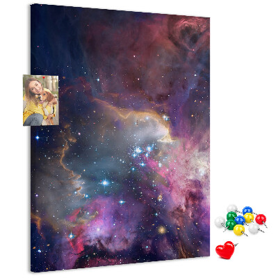 Korková tabule Kosmická mlhovina plná hvězd