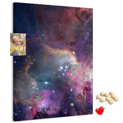 Korková tabule Kosmická mlhovina plná hvězd
